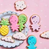 Funcakes Pennarelli Coloranti Alimentari Rosso-Verde: Penne Coloranti Alimentari, Punta Flessibile per Linee Spesse e Sottili, Penna Commestibile per Biscotti, Torte, Fondente e Altro, Ottimo per La Personalizzazione, Certificato Halal