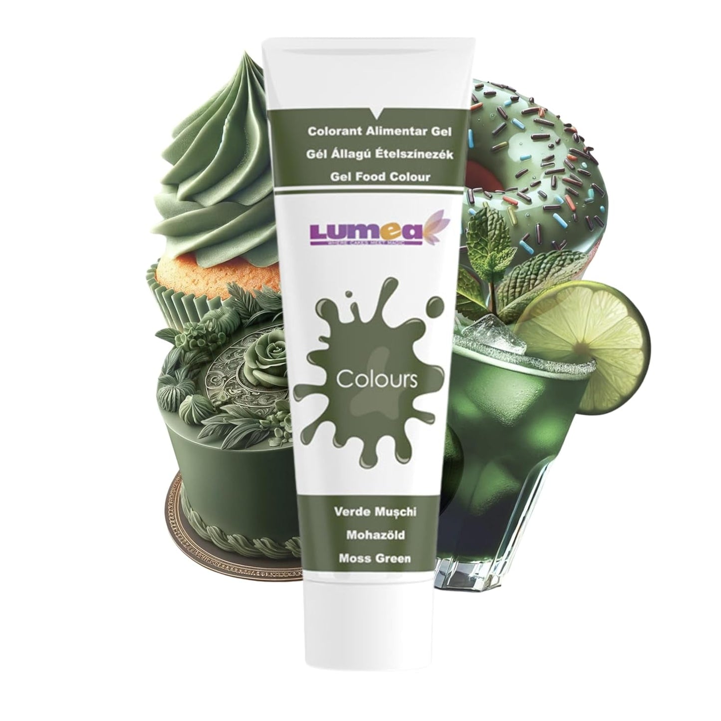 Dekozauber 24 coloranti alimentari rossi, gel, 30 g, vegani, senza zucchero, altamente concentrati, coloranti alimentari rossi per fondente, crema al burro, bevande e altro