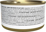 Tonno con zucca in brodo, alimento umido complementare per gatti, ricetta originale, 100% naturale, 12 lattine da 70g ciascuna
