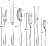 Sambonet 52515-83 Set stoviglie monoblocco Dream, 36 pezzi Kitchen Naty Shop