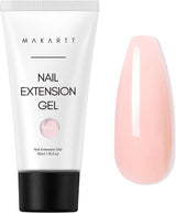 Makartt Poly Nail Extension Gel - Gel per extension acrilico, Gel rinforzante per unghie, Decorazione per unghie, 50 ml (Viola)