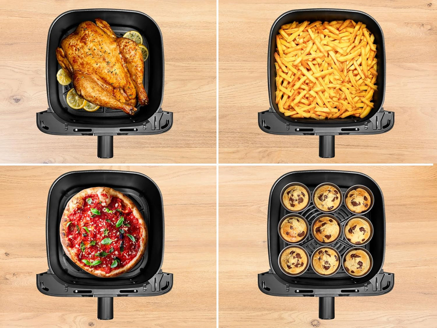 Friggitrice ad aria calda Tefal Easy Fry Mega, capacità 7,5 litri, fino a 8 persone, EY8558E0 Elettrodomestici Naty Shop