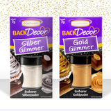 Günthart glitter, polvere, oro e argento, set 2 x 7 grammi Naty Shop