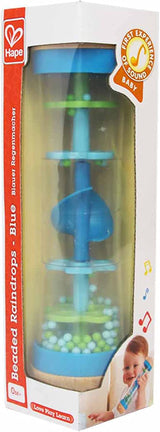 Hape produttore della pioggia | mini giocattolo musicale con campanelli di legno, blu Toys Bebe Naty Shop