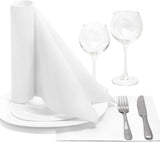 Papstar, 50 tovaglioli "ROYAL Collection" 1/4 pieghe 48 Cm X 48 Cm Bianco, #11577