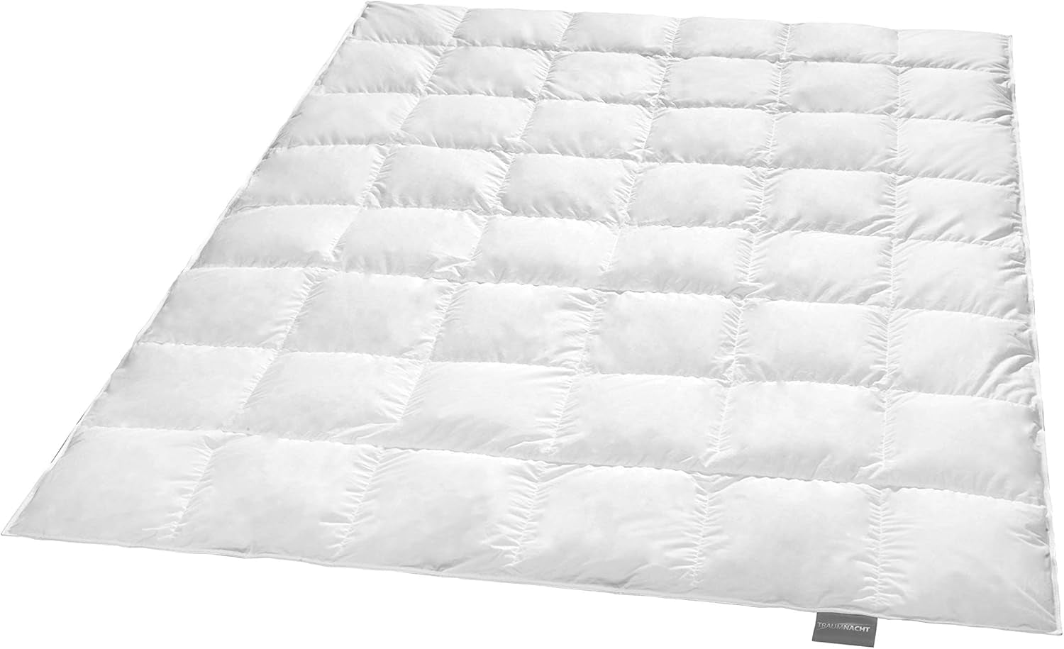 Traumnacht Basic Piumino leggero con nuova piuma bianca (60%) e piume (40%), DIN EN 12934, 135 X 200 cm, certificato Down Pass e Oeko-Tex, prodotto secondo lo standard di qualità tedesco. Piumini e trapunte Naty Shop 90% piumino / 10% piume Piumino medio per tutte le stagioni 220 X 240