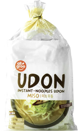Tagliatelle istantanee Allgroo Udon - Miso, zuppa Udon, piccante, aromatica, preparazione rapida - contiene 3 porzioni - 1 x 690 g