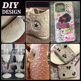 GZMAYUEN 920 pezzi perle per unghie con retro piatto oro argento per unghie, perle per unghie beige bianco Halbrunde, piccole perle con retro piatto Halbrunde per decorazioni per nail art fai da te