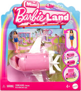 Mini BarbieLand Set di bambole e veicoli giocattolo Barbie, bambola da 1,5" e iconico veicolo giocattolo a sorpresa che cambia colore, HYF40