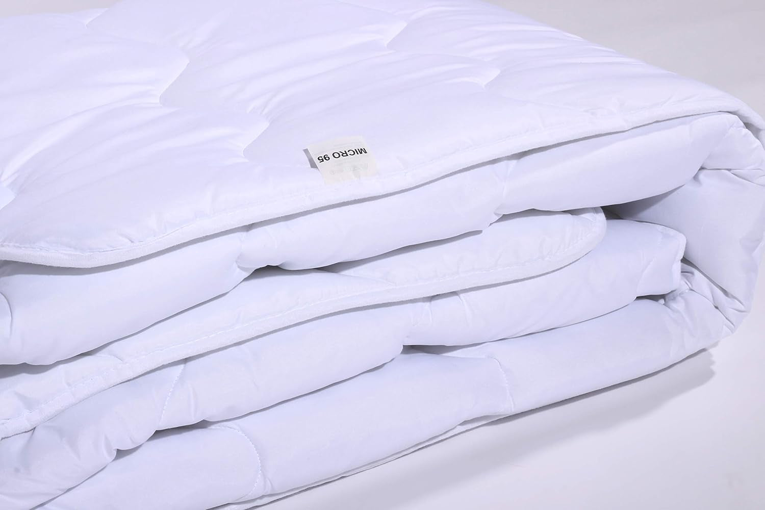Piumino BONEX Micro 95 Piumino trapuntato Antiallergico Per chi soffre di allergie 100% microfibra 155X200 Cm 1400 G Trapunte e trapunte Naty Shop