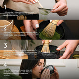 Shinto - Tè Matcha biologico "Oro" - Polvere di tè verde di grado cerimoniale - Certificato JAS e EU BIO - Ombreggiato e raccolto a mano - Importazione diretta da Uji, Giappone - 30g