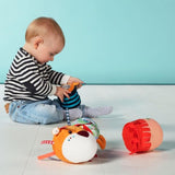 Lilliputiens - Rullo sonoro Jack Velcro - Gioco di attività colorato per neonati con diversi suoni e sonagli rimovibili - Stimola l'ascolto e le capacità motorie - A partire da 6 mesi - 83064 Baby Toys Naty Shop