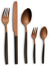 Echtwerk Positano Due-Bronze Set Posate, Black Edition, 20 Pezzi, 4 Persone Cucina Naty Shop Bronzo/Nero
