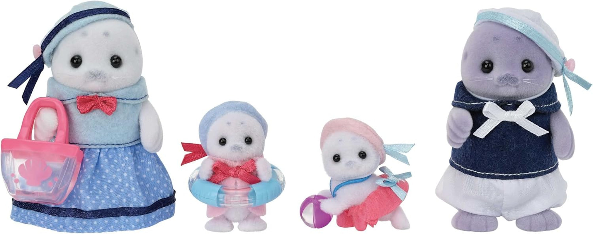 Sylvanian Families - 5759 Figura di animali della famiglia delle foche Giocattolo dettagliato per bambini dai 3 anni in su