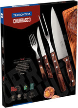 Tramontina Set Posate Griglia 14 Pezzi Acciaio Inox Set Posate Bistecca Cucina Naty Shop