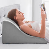 Cuscino da Lettura per Letto e Divano - Cuscino in Piuma Memory Foam - Cuscino per Schienale ergonomico - Perfetto per sostenere la schiena mentre ti rilassi, giochi, leggi o guardi la TV - Ampio