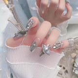 Planet Nail Art Charms, 32 Stück Saturn Shape Nagel Edelsteine ​​Für Acrylnägel, Glänzender Nagel Strasssteines Mädchen Nail Art DIY Handwerk Dekoration Zubehör