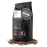 KING'S COFFEE - BLACK EDITION - Caffè in grani dalla crema intensa da 1 kg - Caffè a bassa acidità - Tostatura in piccoli lotti dall'Italia - Grani di caffè espresso Arabica forte (miscela) per macchine completamente automatiche e portafiltro