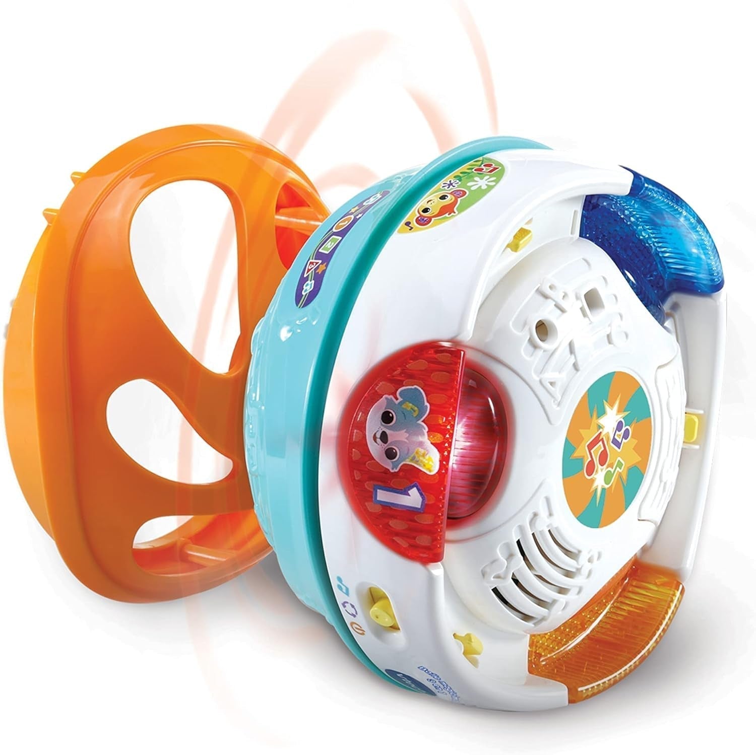 Vtech Baby Palla Musicale Magica 3 in 1, 9-36 Mesi e Tamburello Divertente con Musica per Bambini - Giocattolo Elettronico con Musica ed Effetti Sonori - per 9-36 Mesi Giocattoli per Bambini Bebe Naty Shop