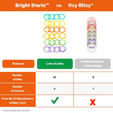 Bright Starts, Oball, Maglie di Collegamento per Catena per Passeggino, Molte Maglie, Pieghevole, Facile da Fissare, Facile da Pulire, Perfetto per i Viaggi Bebe Toys Naty Shop