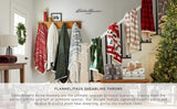 Coperta Eddie Bauer, flanella di cotone, decorazioni per la casa, reversibile, biancheria da letto Sherpa, quadri in pino, trapunte e trapunte Naty Shop