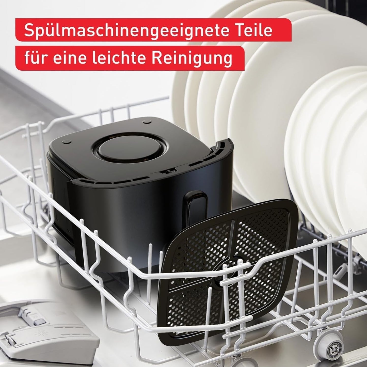 Tefal Easy Fry Max EY2458, 5 litri, Friggitrice ad aria calda, 10 programmi di cottura automatici, touch screen digitale Elettrodomestici Naty Shop