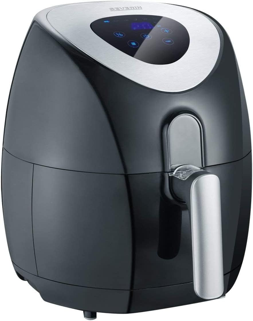 SEVERIN Doppia friggitrice ad aria calda con camera di cottura 2 X 3,8 L, 8 programmi automatici Electrocasnice Naty Shop 3,2 litri Garkorb / 6 programmi Automatik