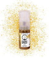 Spray alimentare glitter commestibile NEW SILVER SHIMMERING 5G pompa con polvere metallica per la decorazione rapida ed efficace di torte, creme, gelatine, praline, cioccolato e decorazioni di zucchero