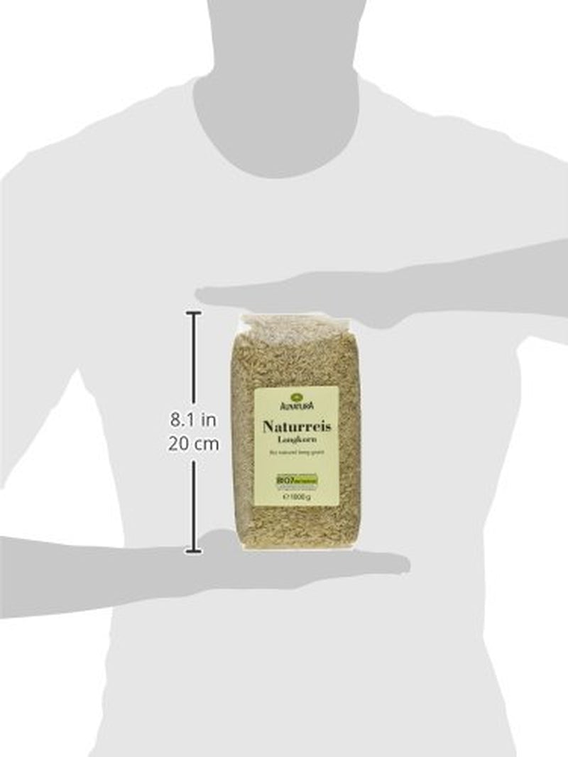 Riso integrale biologico a grani lunghi Confezione da 6 (6 x 1 kg)