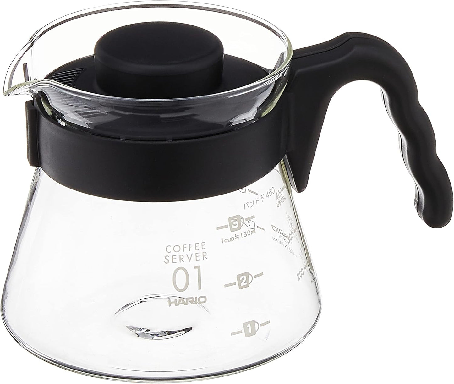4977642019126 Caraffa per servire caffè V60 700 ml VCS-02B, vetro, incolore, 17,3 x 14,1 x 13 cm