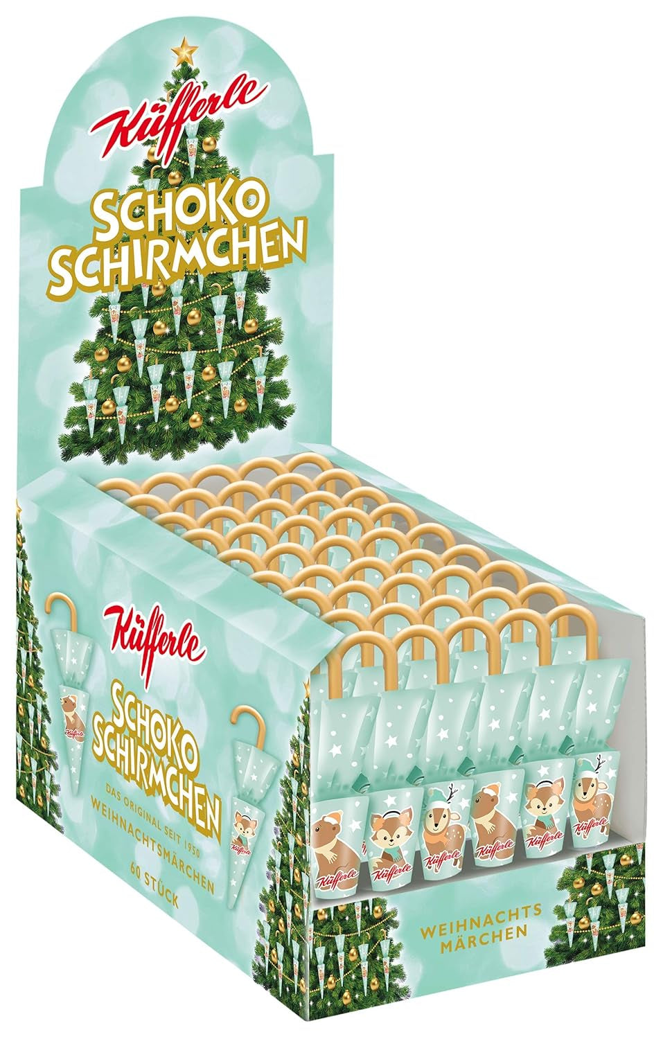 Ombretti di cioccolato Küfferle Polar Silver 810g (60 pezzi)
