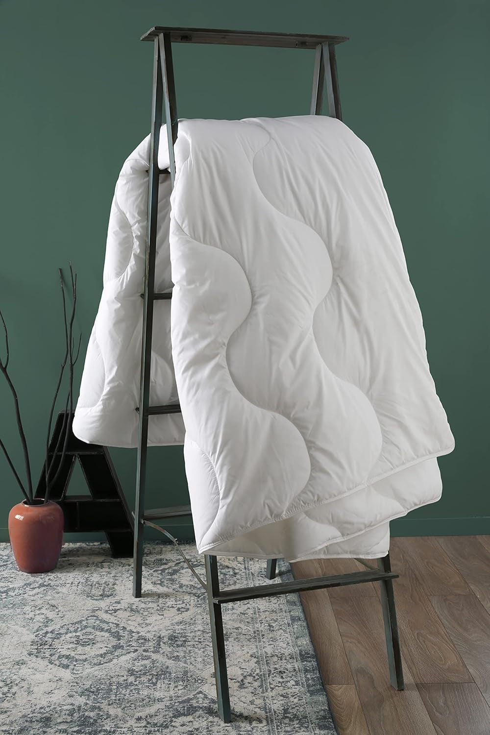 Coperta, Temperata, Sintetico, 220 X 240 Cm, Per letto matrimoniale, Coperta Amazon, Antiacaro e soffice, Fibra riciclata, Lavabile in lavatrice a 40°C Piumini e trapunte Naty Shop