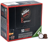Caffè Vergnano 1882 - Èspresso Kompostierbare Kaffeekapseln, compatibile con Nespresso, Cremoso (Creamy) - Packung Enthält 50 Kapseln