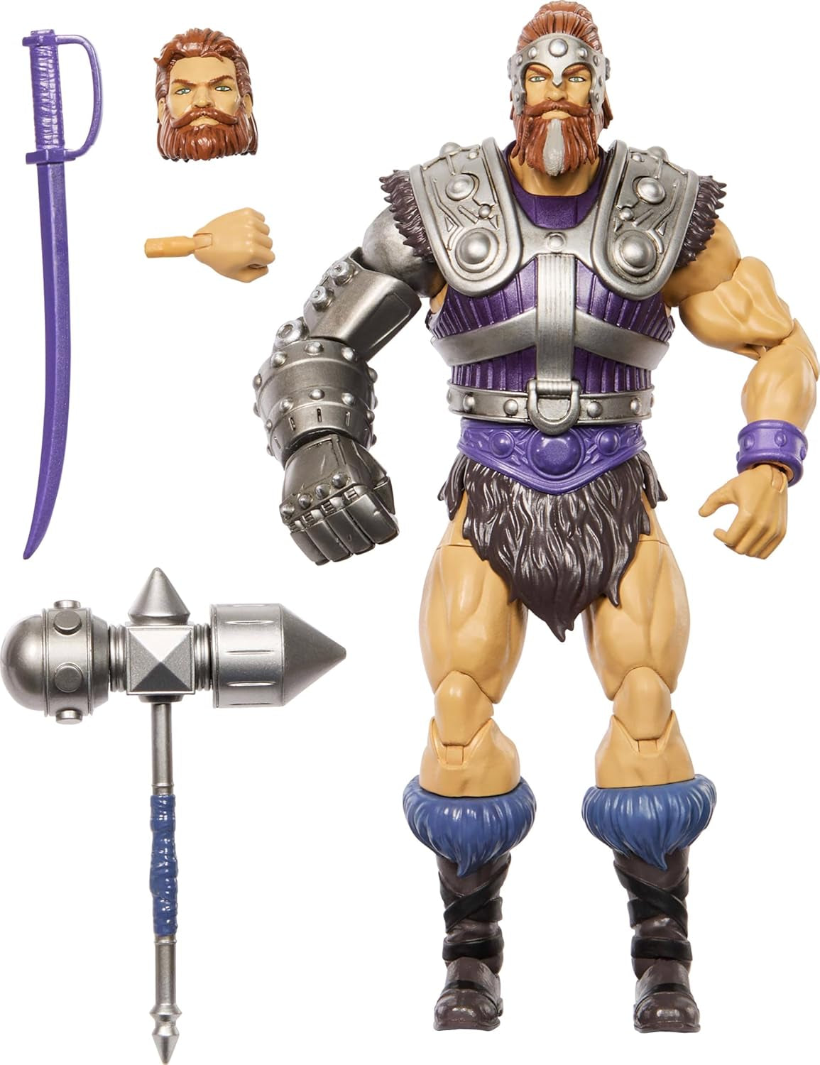 Figura d'azione di Masters of the Universe Masterverse ca. 18 Cm, New Eternia Fisto, MOTU Toy Hero With Iron Fist, 30 Punti Movimento, JBP76, [Multicolor] Action figures Naty Shop Titolo predefinito