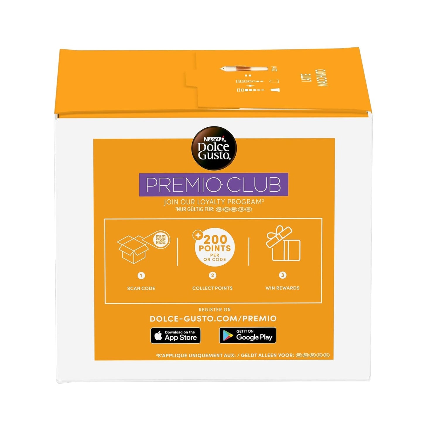 NESCAFÉ DOLCE GUSTO Latte Macchiato Kaffeekapseln 3er Vorratspack (3 x 30 Kapseln)