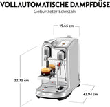 Macchina per caffè espresso Sage Nespresso Creatista Pro, acciaio inossidabile, acciaio inossidabile spazzolato