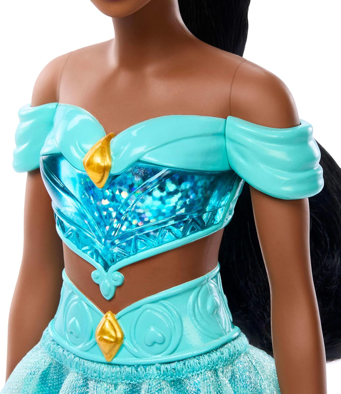Mattel Disney Princess Toy Jasmine bambola articolata alla moda con vestiti scintillanti e accessori regalo ispirato al film Disney per bambini HLW12