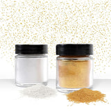 Günthart glitter, polvere, oro e argento, set 2 x 7 grammi Naty Shop