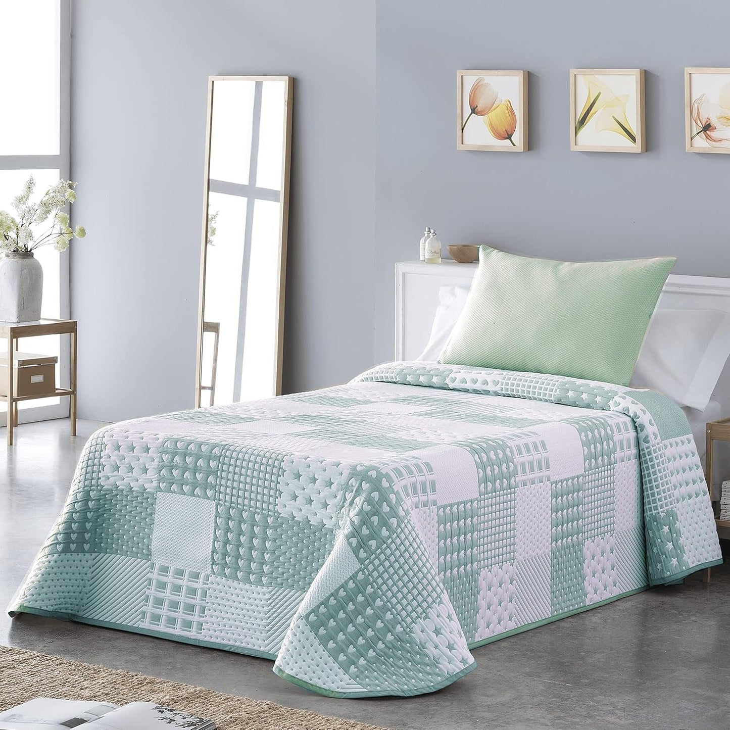 VIALMAN Colcha Bouti Ligera Copriletto Sofia 21, cotone poliestere, beige, Cama 150: 250 X 270 Cm Letti e coperte Besuche den VIALMAN-Store Greetings Cama 150: 250 X 270 Cm
