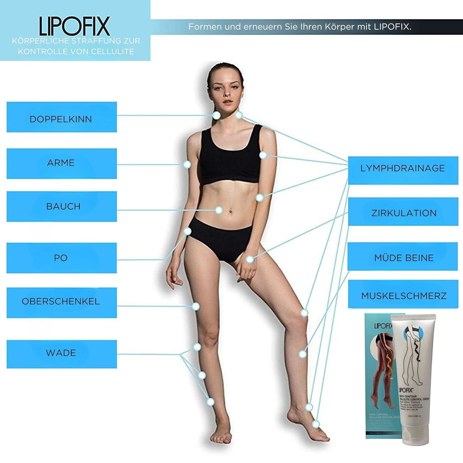 Crema anticellulite per rassodare e rimodellare tutto il corpo Cosmetici e Bellezza Naty Shop