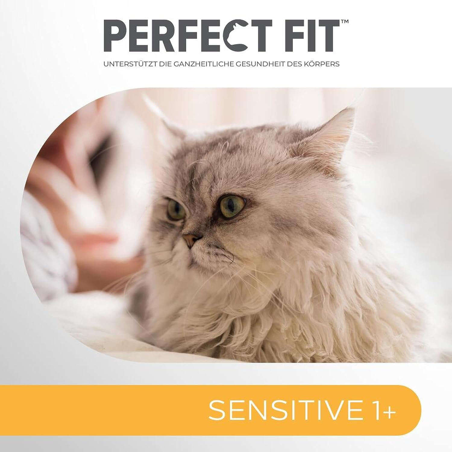 Cibo umido per gatti Perfect Fit Sensitive 1+ con pollo in salsa, 12 bustine, 12 x 85 g - Cibo umido premium per gatti sensibili a partire da 1 anno, senza frumento e soia, per favorire la digestione