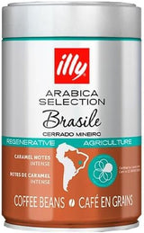 ILLY 6 cartoni di caffè in grani da 250 grammi cadauno, Selezione Arabica, Brasile, certificato Cerrado Mineiro, Regenagri