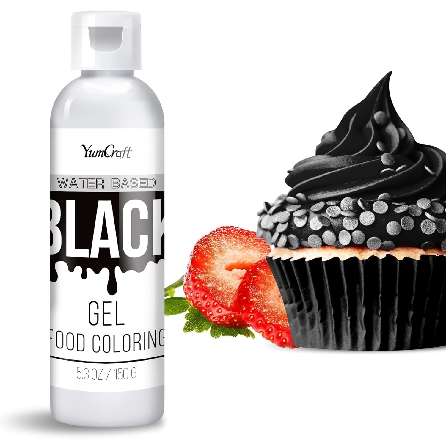 Colorante alimentare in gel - Colorante alimentare in gel altamente concentrato per torte, dolci, uova di Pasqua, bevande - Colorante alimentare senza zucchero per fondente, glassa, slime, decorazione di torte (Red Velvet, 150G)