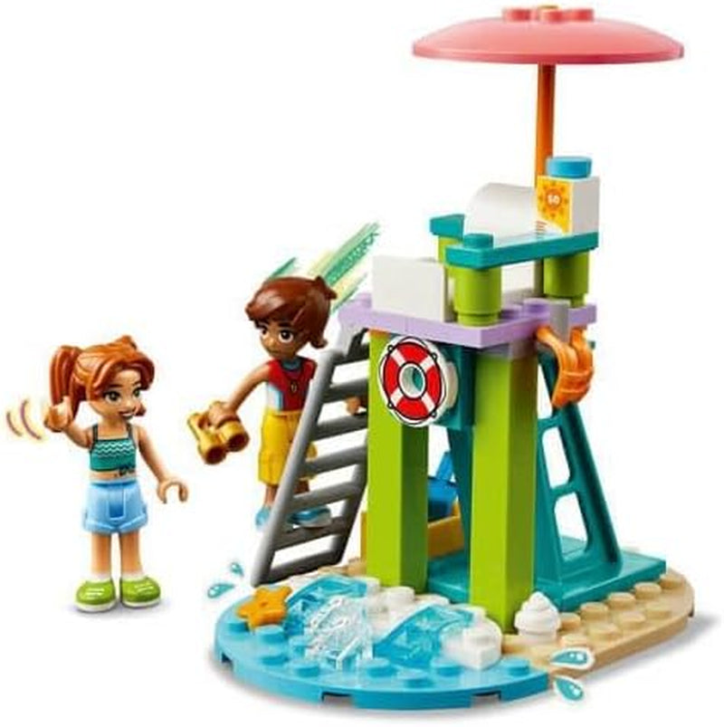 Torre di osservazione del bagnino LEGO Friends con moto d'acqua, giocattolo per bambini, idea regalo per ragazze e ragazzi dai 5 anni con 2 personaggi e un delfino, giocattolo di moto d'acqua 42623 Set da costruzione Besuche den LEGO-Store