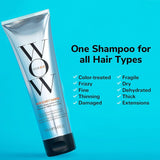 Wow Color Shampoo, shampoo per la cura del colore senza siliconi e senza solfati per capelli tinti, 250 ml Doccia e bagno Naty Shop