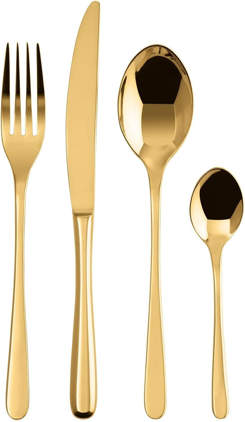 Sambonet 52553G81 - Servizio posate Taste Golden 24 pezzi Cucina Naty Shop