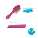 dBb-Remond 315008 Spazzola e pettine in plastica Rosa Trasparente Bambini - Bagno e Cura Naty Shop