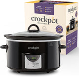 Pentola a cottura lenta digitale Crockpot, 3,5 L (da 3 a 4 persone), CSC113X Pentola a cottura lenta Naty Shop Nero 3,5 litri