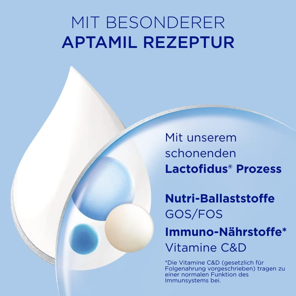 Aptamil Pronutra 2, latte di proseguimento dopo 6 mesi, latte per neonati pronto da bere (4 x 200 ml)