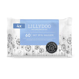 LILLYDOO Salviette umidificate Green, 600 salviette (10 x 60), salviette resistenti allo strappo 100% senza plastica - Senza profumo, delicate e naturali, detergenti delicati per pelli sensibili, dermatologicamente testate